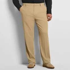 Van Heusen Everyday Defense Stain Shield Mens Straight Fit Big and Tall Dress Flat Front Pant