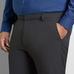 Van Heusen Everyday Defense Stain Shield Mens Straight Fit Big and Tall Dress Flat Front Pant
