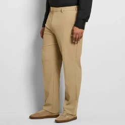 Van Heusen Everyday Defense Stain Shield Mens Straight Fit Big and Tall Dress Flat Front Pant