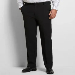 Van Heusen Everyday Defense Stain Shield Mens Straight Fit Big and Tall Dress Flat Front Pant
