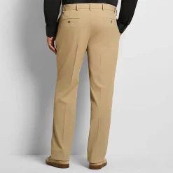 Van Heusen Everyday Defense Stain Shield Mens Straight Fit Big and Tall Dress Flat Front Pant