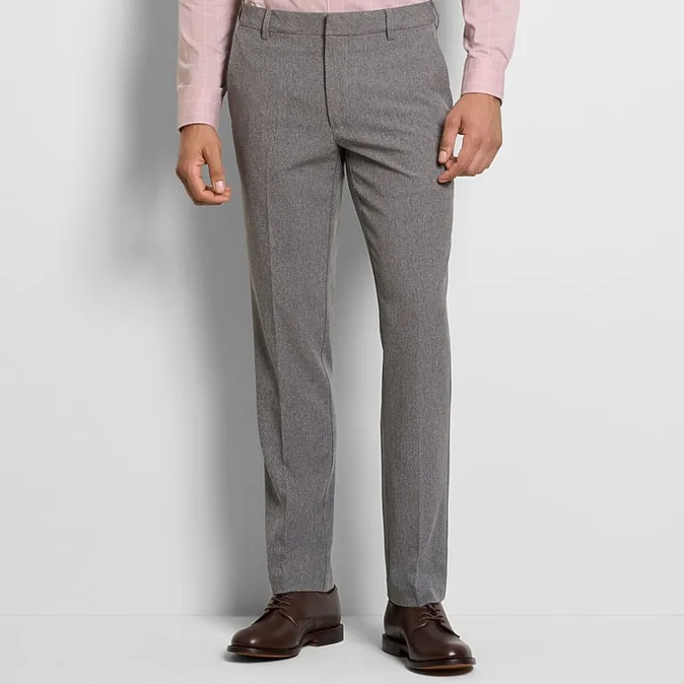 Van Heusen Everyday Defense Stain Shield Mens Slim Fit Dress Flat Front Pant