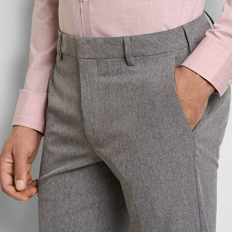 Van Heusen Everyday Defense Stain Shield Mens Slim Fit Dress Flat Front Pant