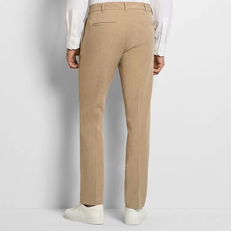 Van Heusen Everyday Defense Stain Shield Mens Slim Fit Dress Flat Front Pant