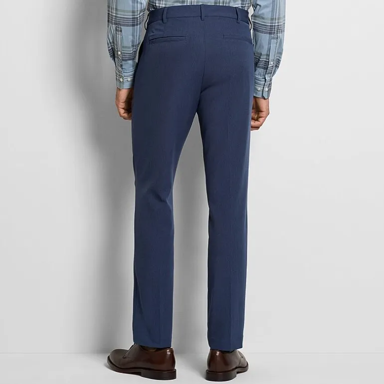 Van Heusen Everyday Defense Stain Shield Mens Slim Fit Dress Flat Front Pant