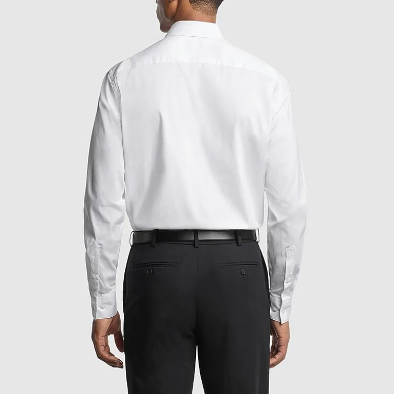 Van Heusen Everyday Defense Stain Shield Mens Regular Fit Stretch Fabric Wrinkle Free Long Sleeve Dress Shirt
