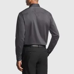 Van Heusen Everyday Defense Stain Shield Mens Regular Fit Stretch Fabric Wrinkle Free Long Sleeve Dress Shirt