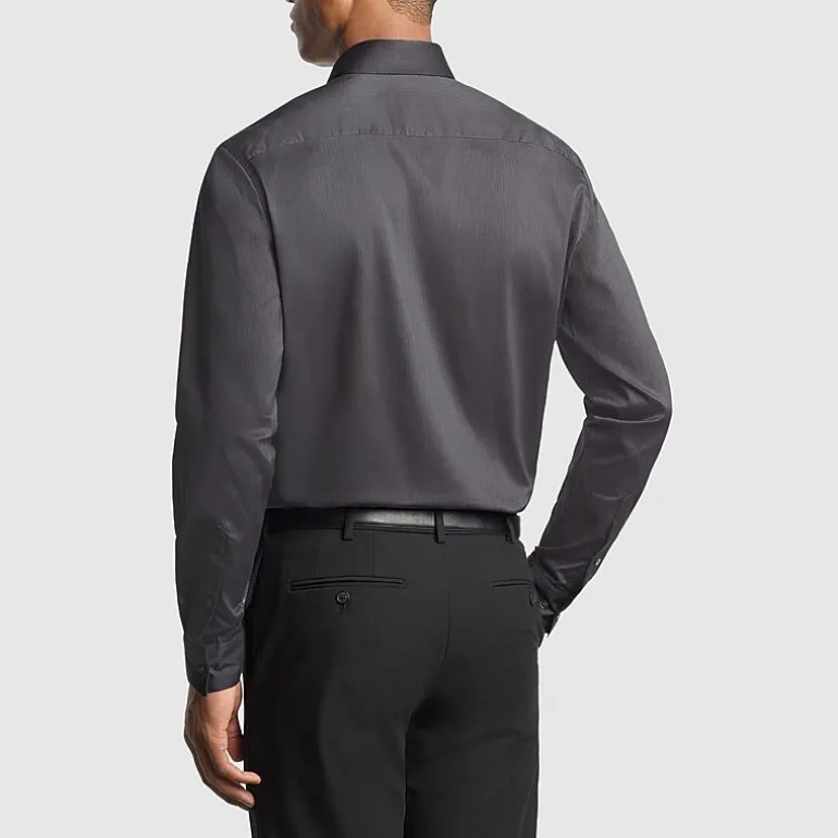 Van Heusen Everyday Defense Stain Shield Mens Regular Fit Stretch Fabric Wrinkle Free Long Sleeve Dress Shirt