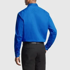 Van Heusen Everyday Defense Stain Shield Mens Regular Fit Stretch Fabric Wrinkle Free Long Sleeve Dress Shirt