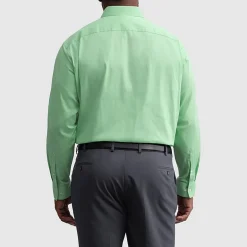 Van Heusen Everyday Defense Stain Shield Big and Tall Mens Regular Fit Stretch Fabric Wrinkle Free Long Sleeve Dress Shirt
