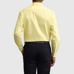 Van Heusen Everyday Defense Stain Shield Fitted Mens Modern Fit Stretch Fabric Wrinkle Free Long Sleeve Dress Shirt