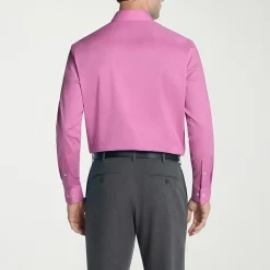 Van Heusen Everyday Defense Stain Shield Mens Regular Fit Stretch Fabric Wrinkle Free Long Sleeve Dress Shirt