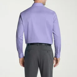 Van Heusen Everyday Defense Stain Shield Mens Regular Fit Stretch Fabric Wrinkle Free Long Sleeve Dress Shirt