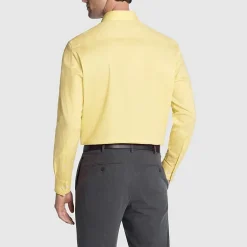 Van Heusen Everyday Defense Stain Shield Mens Regular Fit Stretch Fabric Wrinkle Free Long Sleeve Dress Shirt