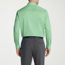 Van Heusen Everyday Defense Stain Shield Mens Regular Fit Stretch Fabric Wrinkle Free Long Sleeve Dress Shirt