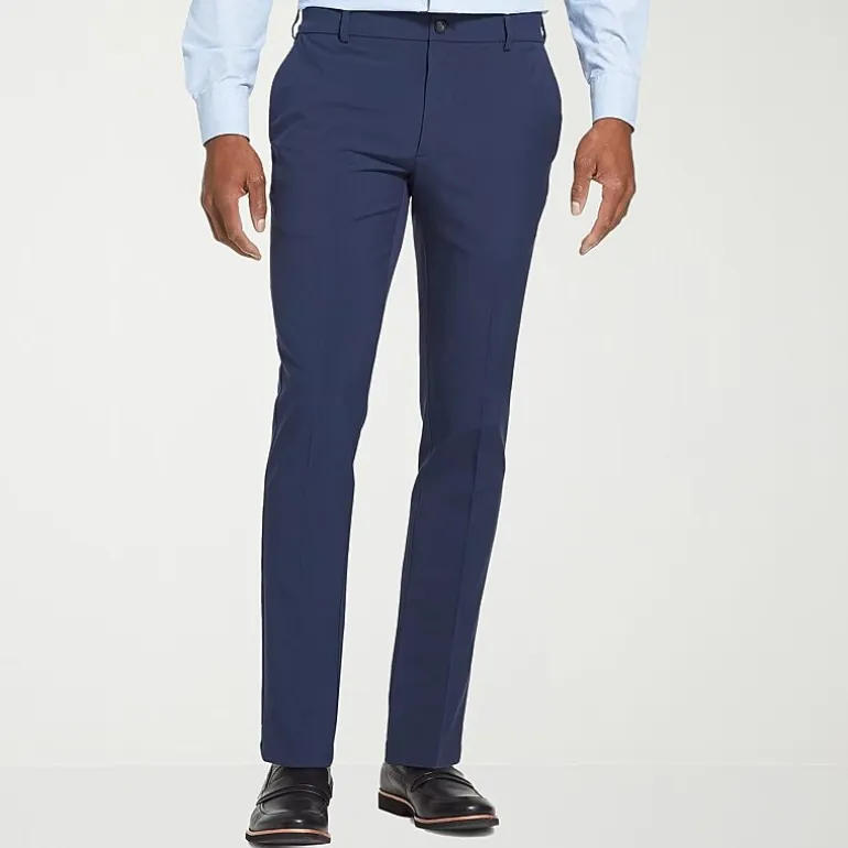 Van Heusen Flex 3 Comfort Mens Slim Fit Dress Flat Front Pant