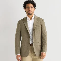Van Heusen Knit Mens Grid Modern Fit Sport Coat