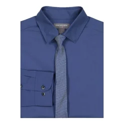 Van Heusen Little & Big Kid Boys Long Sleeve Point Collar Shirt + Tie Set