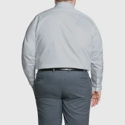 Van Heusen Mens Big and Tall Regular Fit Ultra Flex Wrinkle Free Long Sleeve Dress Shirt