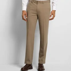 Van Heusen Soft Lux Stretch Mens Regular Fit Dress Flat Front Pant