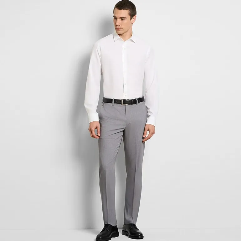 Van Heusen Soft Lux Stretch Mens Regular Fit Dress Flat Front Pant