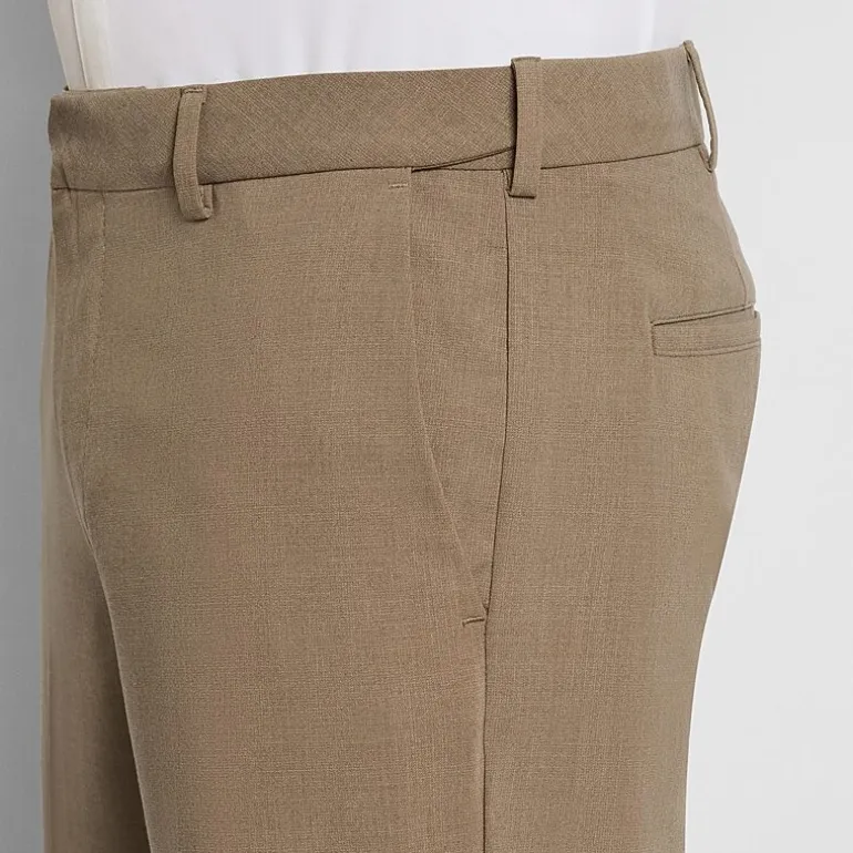 Van Heusen Soft Lux Stretch Mens Regular Fit Dress Flat Front Pant