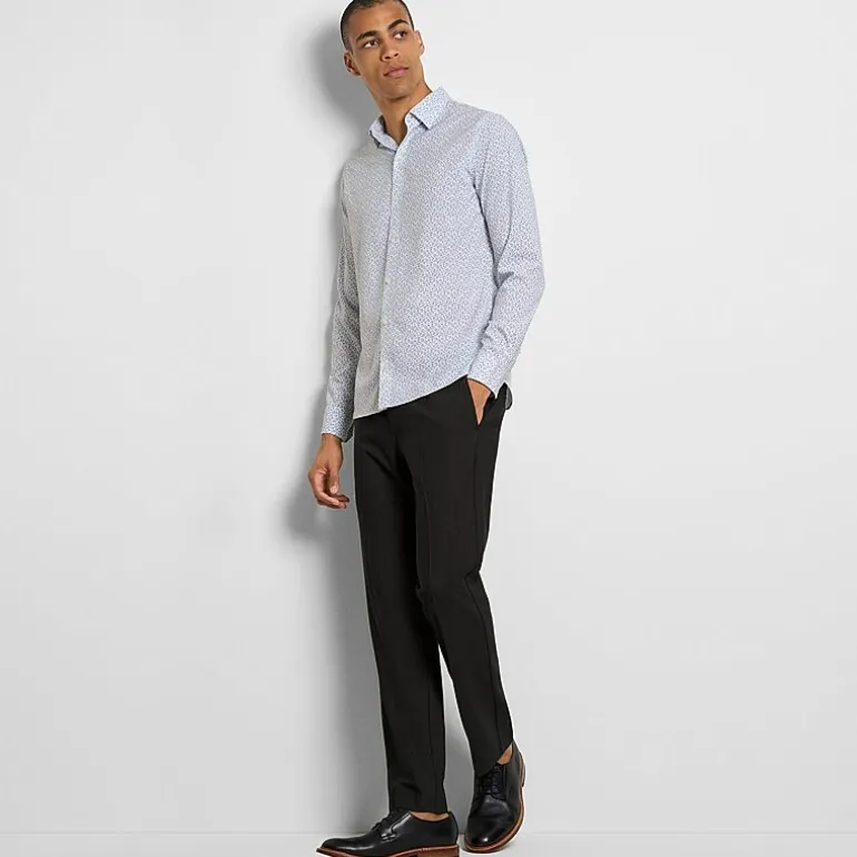 Van Heusen Soft Lux Stretch Mens Regular Fit Dress Flat Front Pant