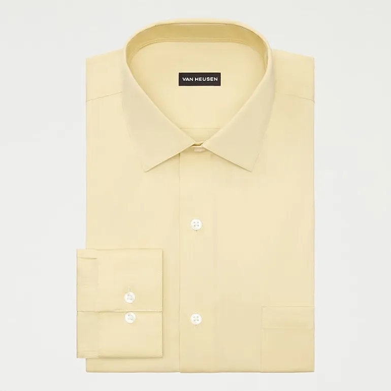 Van Heusen Ultra Flex Big and Tall Mens Regular Fit Stretch Fabric Wrinkle Free Long Sleeve Dress Shirt