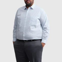 Van Heusen Ultra Flex Big and Tall Mens Regular Fit Stretch Fabric Wrinkle Free Long Sleeve Dress Shirt