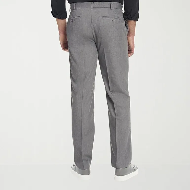 Van Heusen Ultra Flex Mens Classic Fit Dress Flat Front Pant