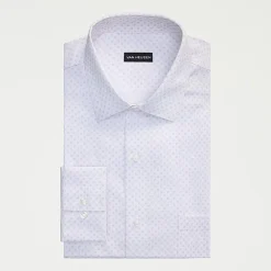 Van Heusen Ultra Flex Mens Regular Fit Stretch Fabric Wrinkle Free Long Sleeve Dress Shirt