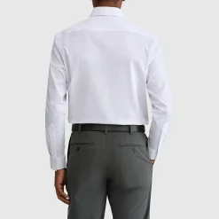 Van Heusen Ultra Flex Mens Regular Fit Stretch Fabric Wrinkle Free Long Sleeve Dress Shirt