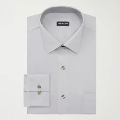 Van Heusen Ultra Flex Mens Regular Fit Stretch Fabric Wrinkle Free Long Sleeve Dress Shirt
