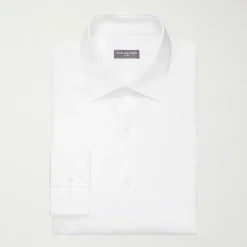 Van Heusen Ultra Flex Mens Regular Fit Stretch Fabric Wrinkle Free Long Sleeve Dress Shirt