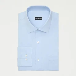 Van Heusen Ultra Flex Mens Regular Fit Stretch Fabric Wrinkle Free Long Sleeve Dress Shirt
