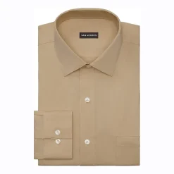 Van Heusen Ultra Flex Mens Regular Fit Stretch Fabric Wrinkle Free Long Sleeve Dress Shirt