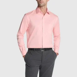 Van Heusen Ultra Flex Mens Regular Fit Stretch Fabric Wrinkle Free Long Sleeve Dress Shirt