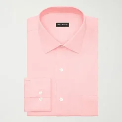 Van Heusen Ultra Flex Mens Regular Fit Stretch Fabric Wrinkle Free Long Sleeve Dress Shirt