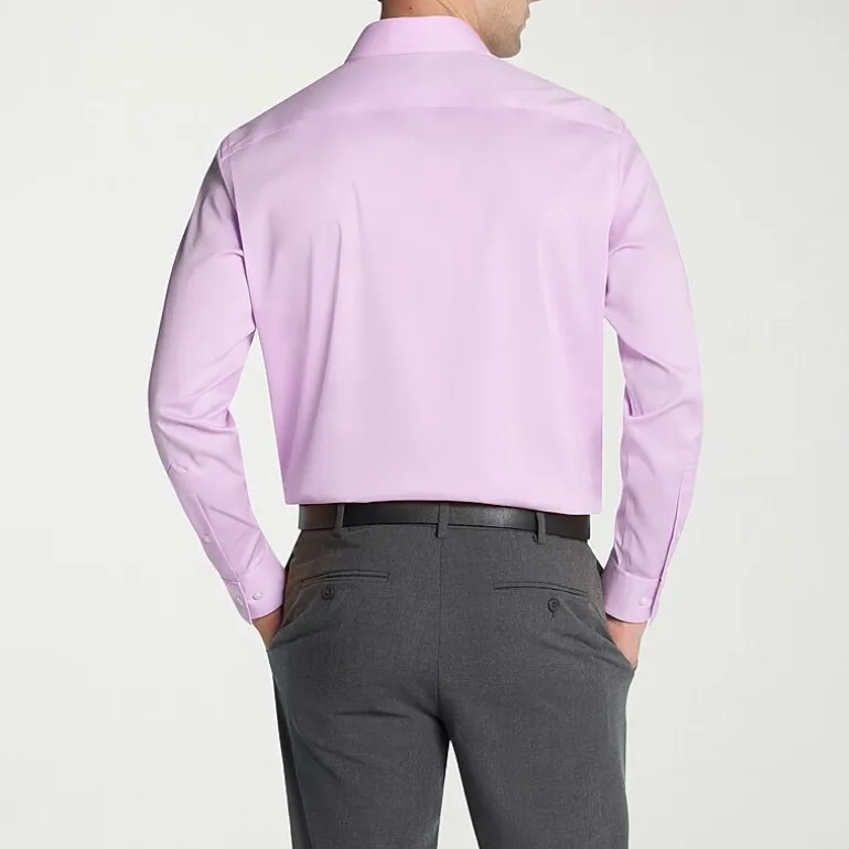Van Heusen Ultra Flex Mens Regular Fit Stretch Fabric Wrinkle Free Long Sleeve Dress Shirt