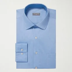 Van Heusen Ultra Flex Mens Slim Fit Wrinkle Free Long Sleeve Dress Shirt
