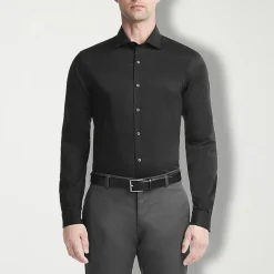 Van Heusen Ultra Flex Mens Slim Fit Wrinkle Free Long Sleeve Dress Shirt