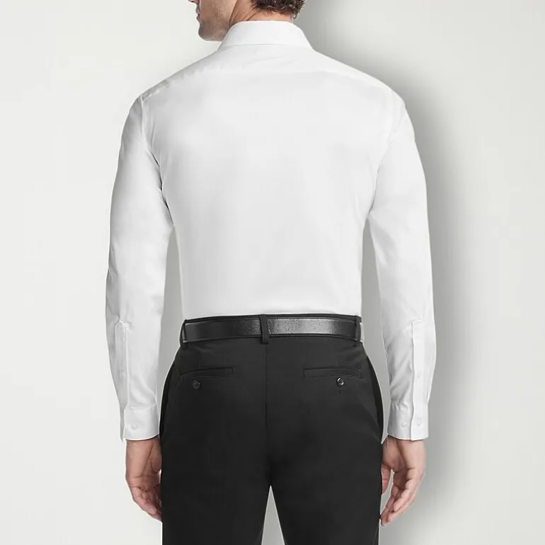 Van Heusen Ultra Flex Mens Slim Fit Wrinkle Free Long Sleeve Dress Shirt