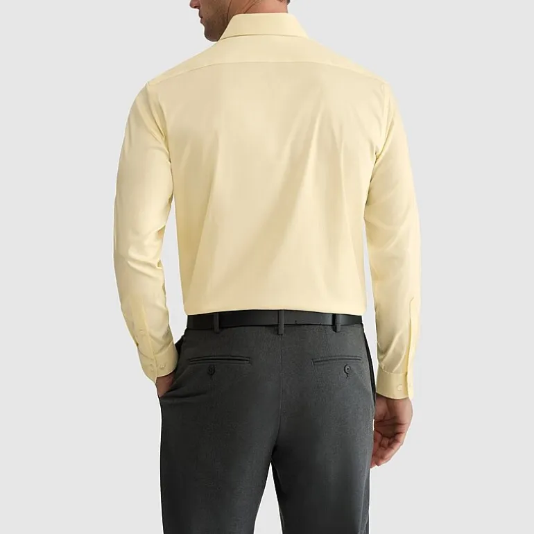 Van Heusen Ultra Flex Mens Slim Fit Stretch Fabric Wrinkle Free Long Sleeve Dress Shirt