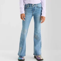 Vanilla Star Big Kid Girls Flare Leg Jean