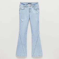 Vanilla Star Big Kid Girls High Rise Flare Leg Jean