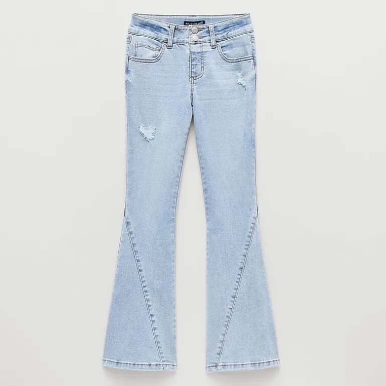 Vanilla Star Big Kid Girls High Rise Flare Leg Jean