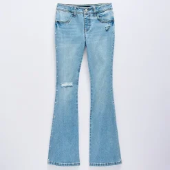 Vanilla Star Big Kid Girls Star Studded Flare Leg Jean