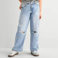 Vanilla Star Big Kid Girls Wide Leg Jean