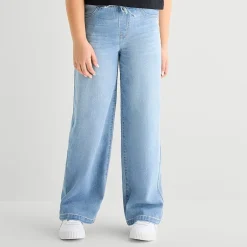 Vanilla Star Big Kid Girls Wide Leg Jean