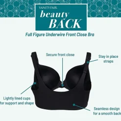 Vanity Fair® Beauty Back® Full Figure Front Close Underwire Bra - 76384
